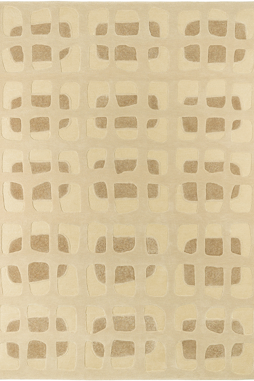 Tapis beige en laine et viscose - Faro Beige - 1 - Toulemonde Bochart