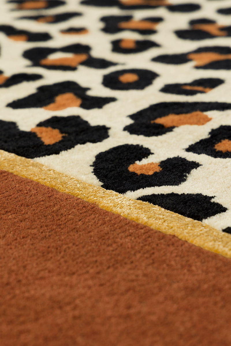 Tapis beige en laine et viscose - Fauve Naturel - 5 - Toulemonde Bochart