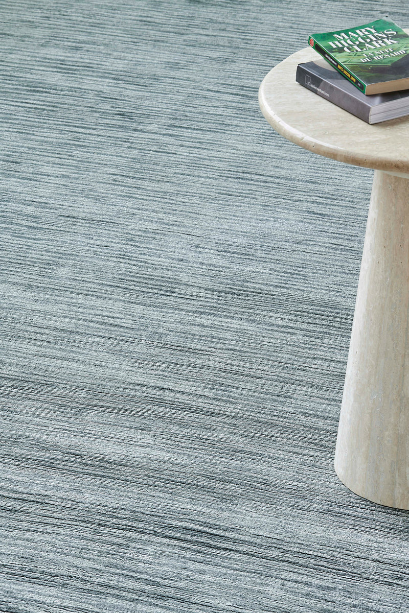 Tapis bleu en fibre de bananier - Glam Aqua - 3 - Toulemonde Bochart