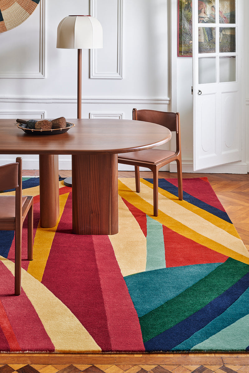 Tapis multicolore en laine - Ipanema Multi - 2 - Toulemonde Bochart