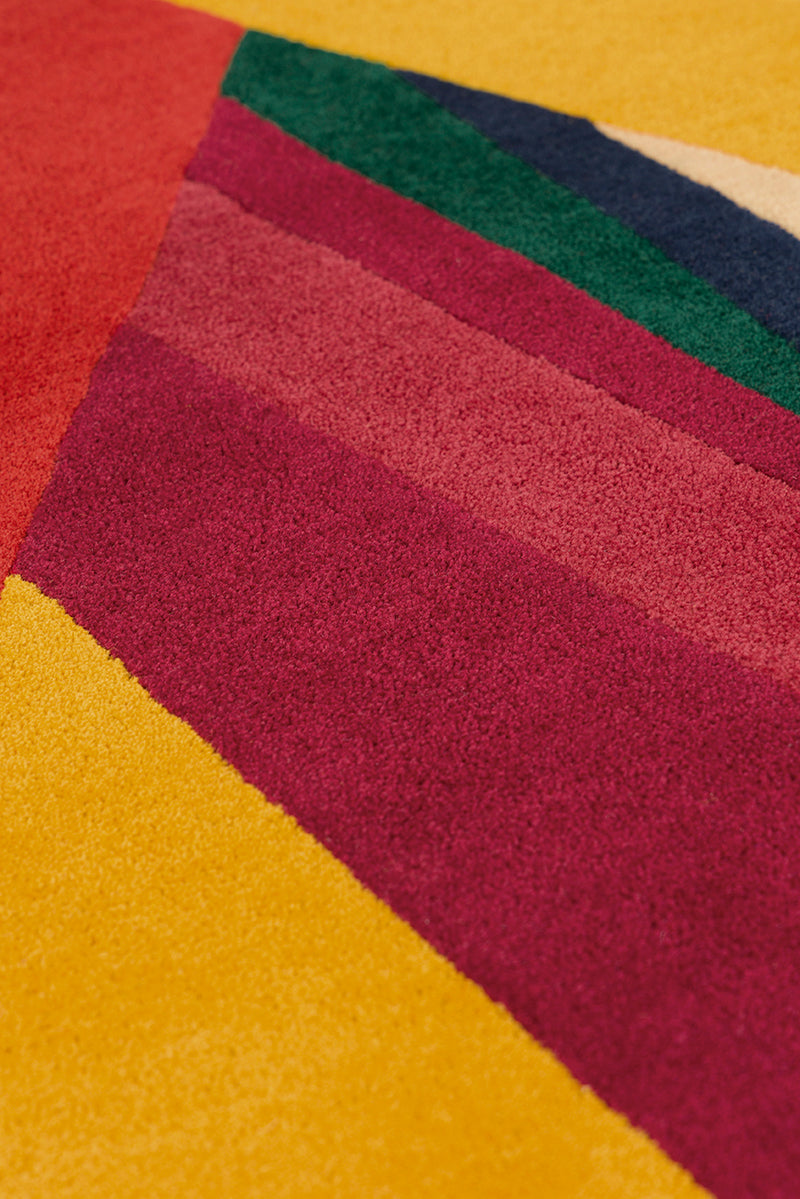 Tapis multicolore en laine - Ipanema Multi - 5 - Toulemonde Bochart