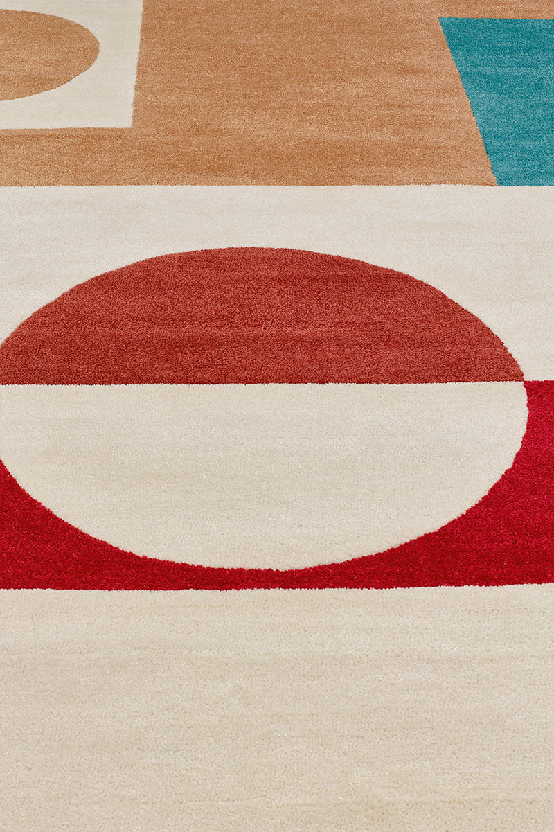 Tapis beige en laine - Irmaos Beige - 2 - Toulemonde Bochart
