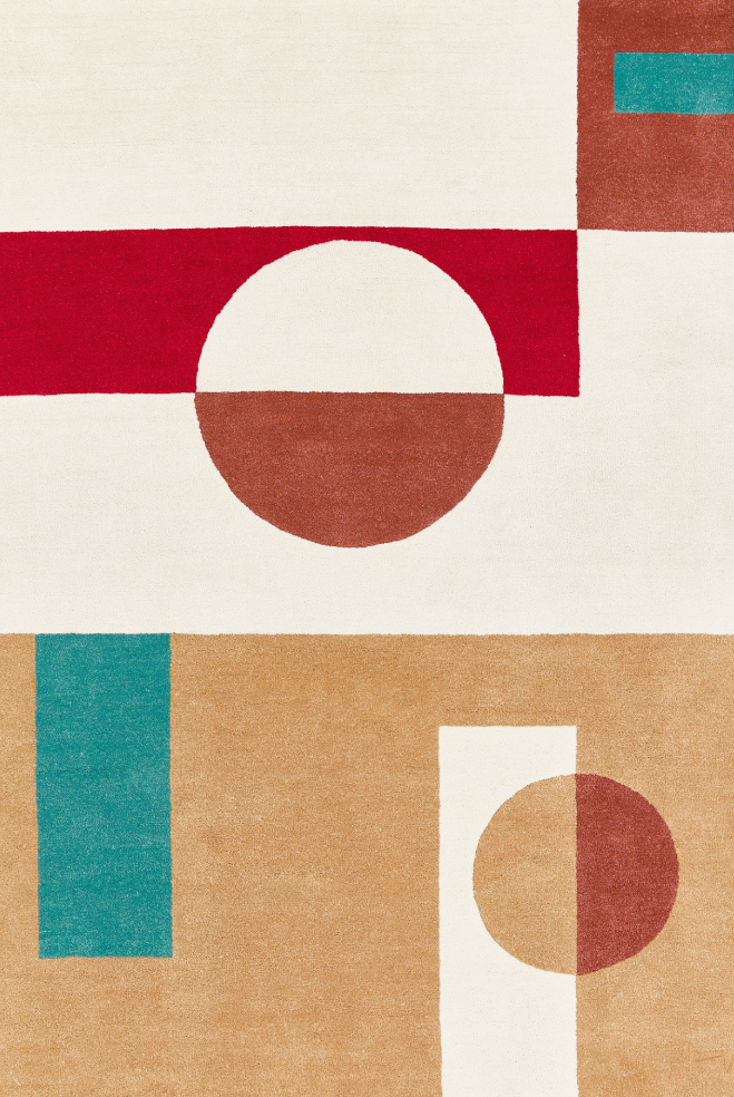 Tapis beige en laine - Irmaos Beige - 1 - Toulemonde Bochart
