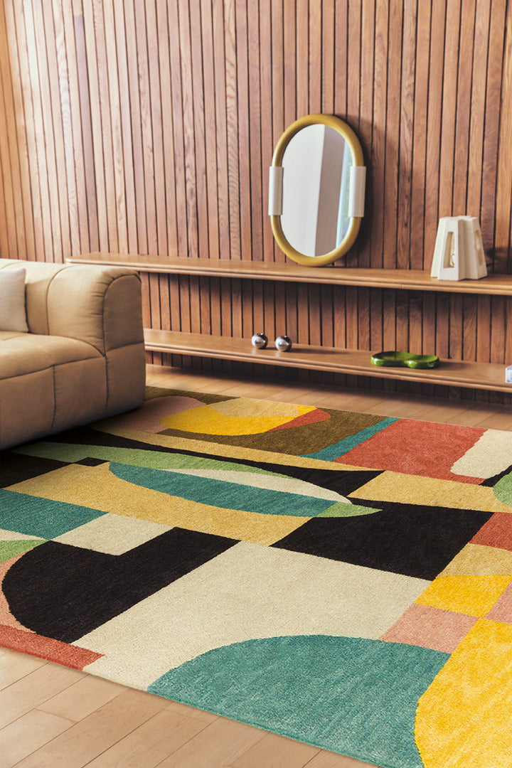 Tapis multicolore en laine - Jazzy Multi - 2 - Toulemonde Bochart