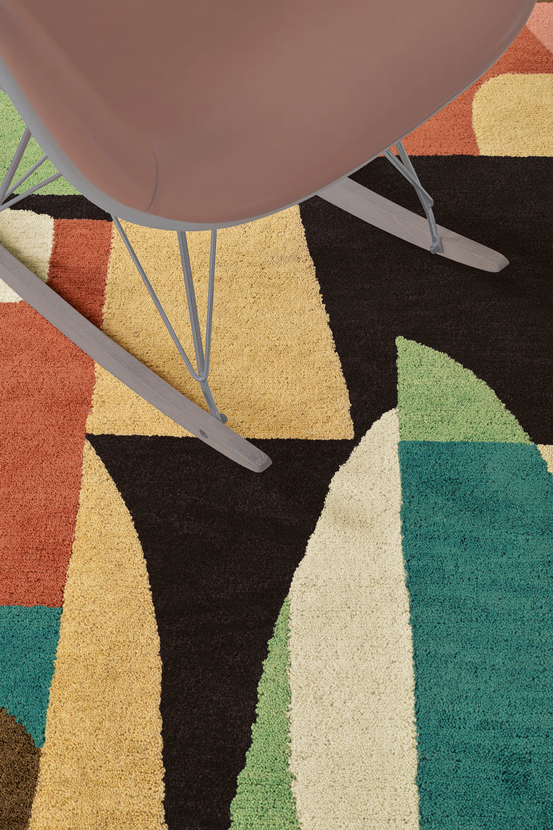 Tapis multicolore en laine - Jazzy Multi - 3 - Toulemonde Bochart