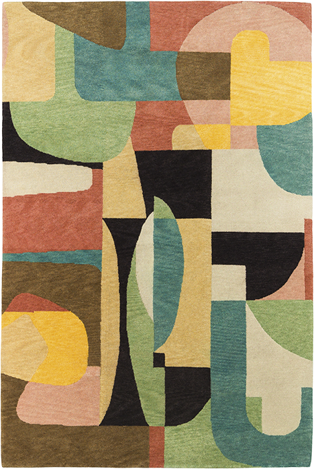 Tapis multicolore en laine - Jazzy Multi - 1 - Toulemonde Bochart