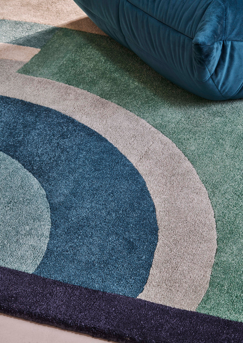 Tapis bleu en PET recyclé - Josep Celadon - 4 - Toulemonde Bochart