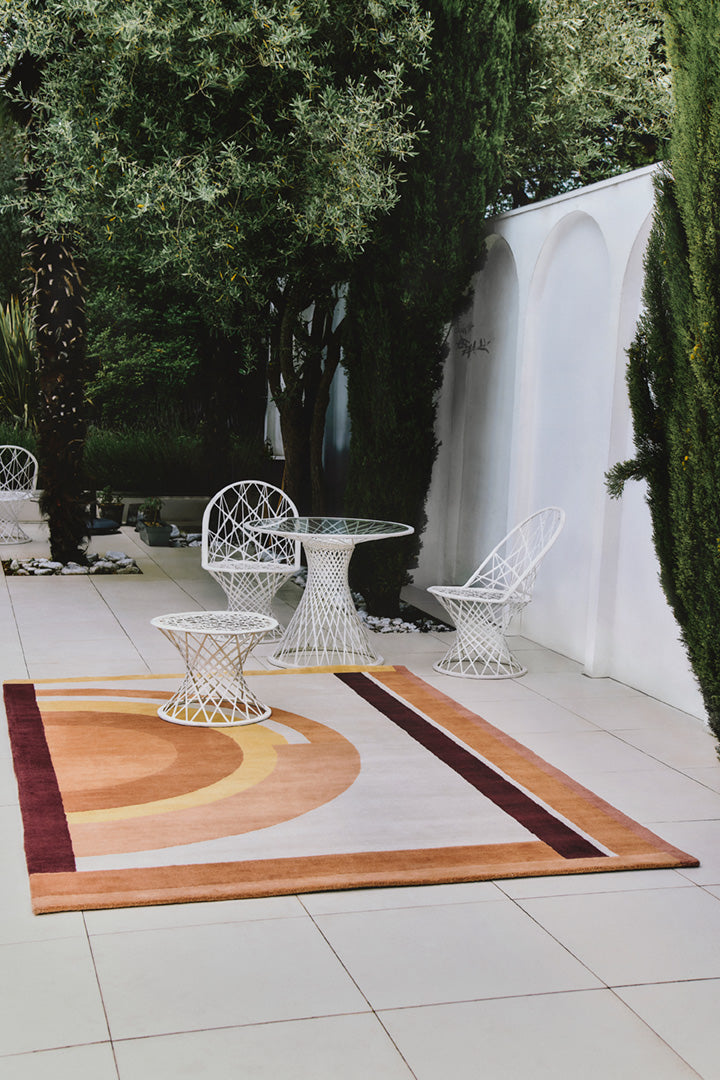 Tapis ocre en PET recyclé - Josep Ocre - 6 - Toulemonde Bochart