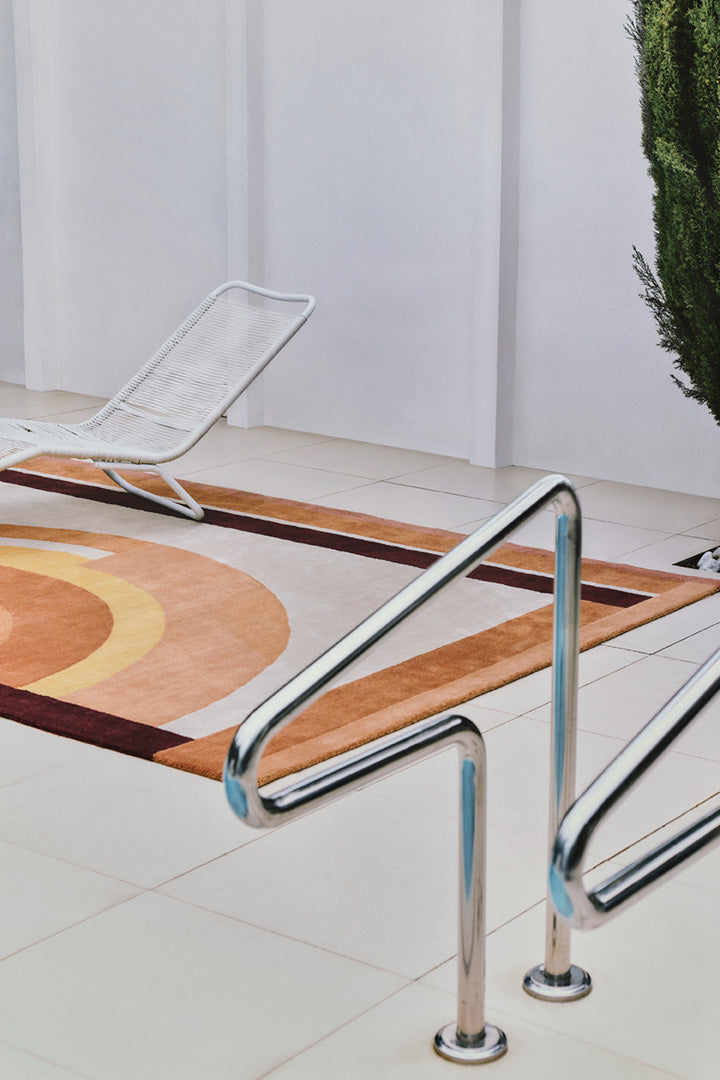 Tapis ocre en PET recyclé - Josep Ocre - 5 - Toulemonde Bochart