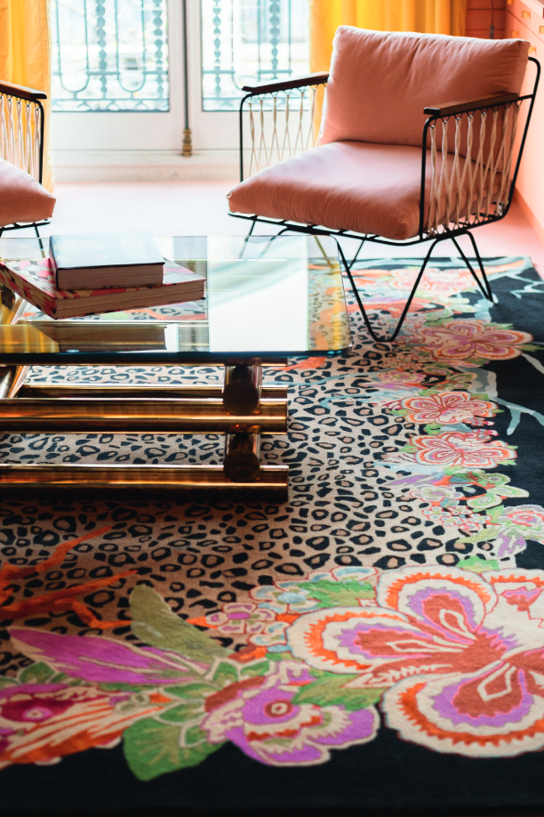 Tapis multicolore en laine et soie végétale - Jungle Forest Multi - 3 - Toulemonde Bochart