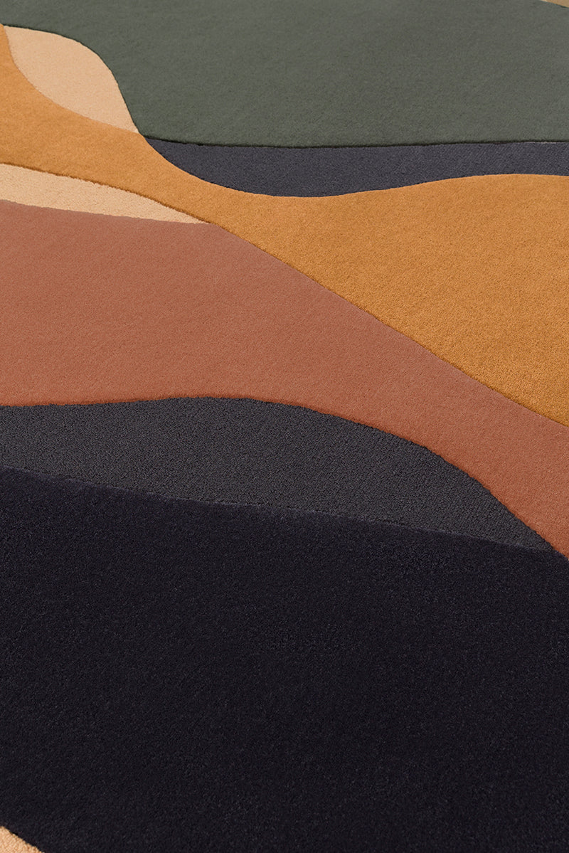 Tapis multicolore en laine - Océane Automne - 3 - Toulemonde Bochart