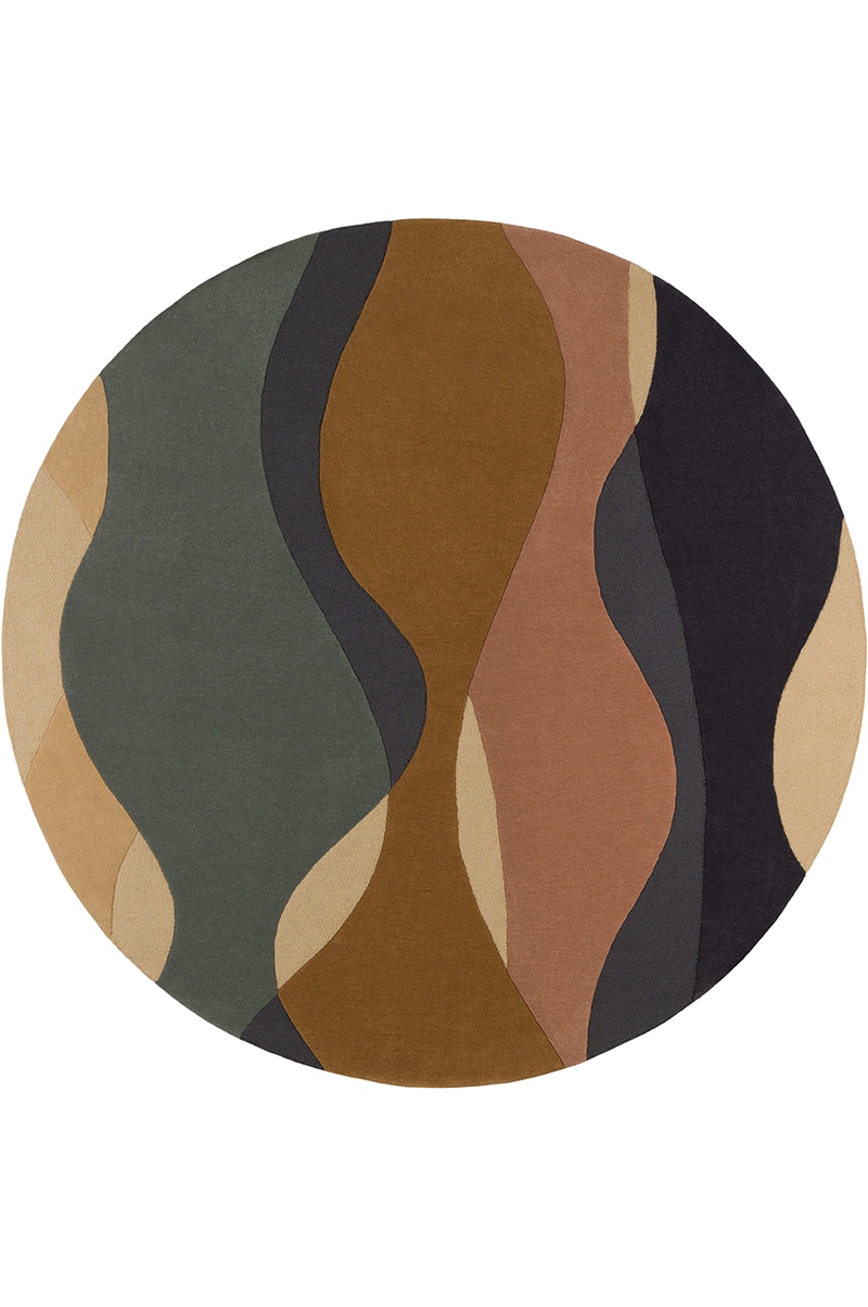 Tapis multicolore en laine - Océane Automne - 1 - Toulemonde Bochart