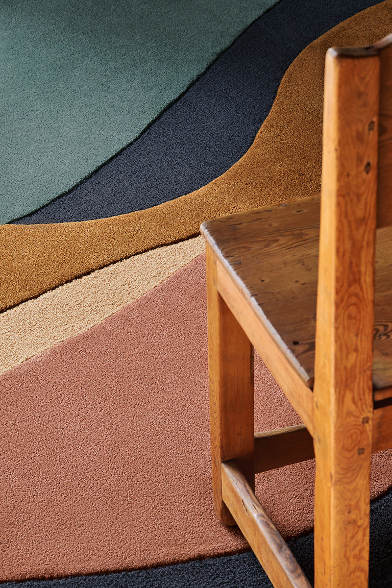 Tapis multicolore en laine - Océane Automne - 4 - Toulemonde Bochart