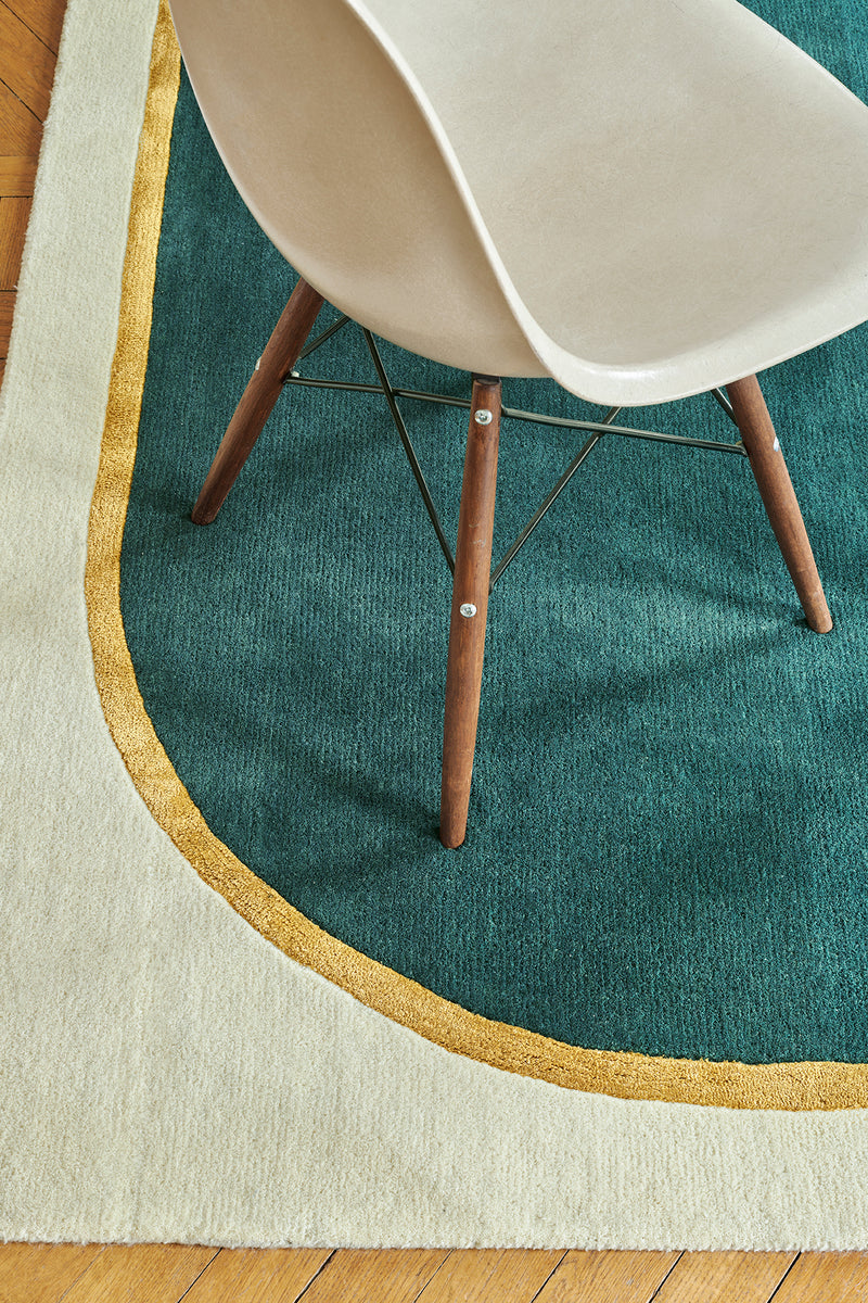 Tapis vert en laine et viscose - Persia Emeraude - 3 - Toulemonde Bochart