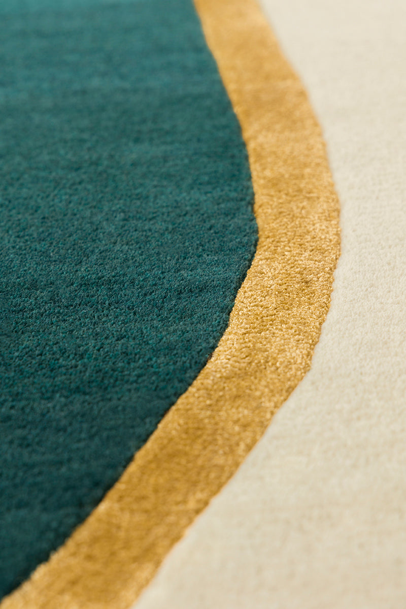 Tapis vert en laine et viscose - Persia Emeraude - 4 - Toulemonde Bochart