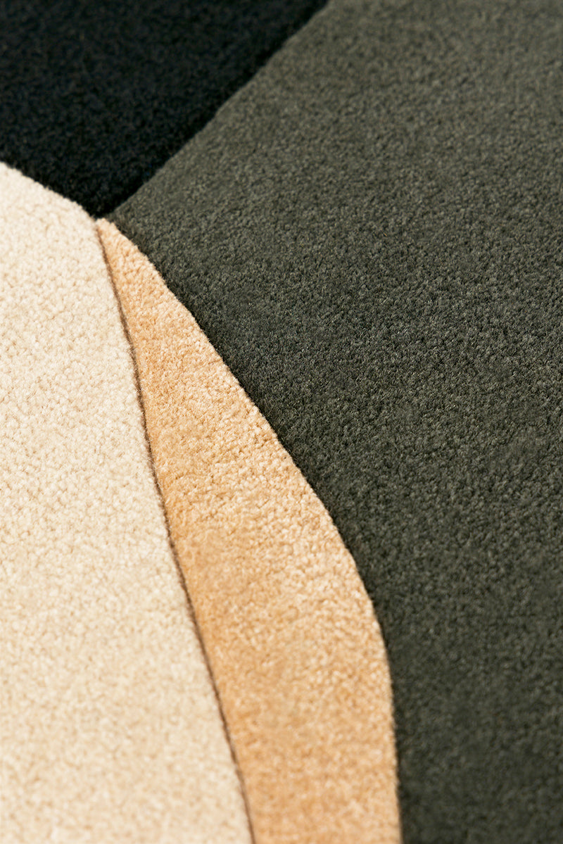Tapis multicolore en laine - Polia Shape Automne - 5 - Toulemonde Bochart