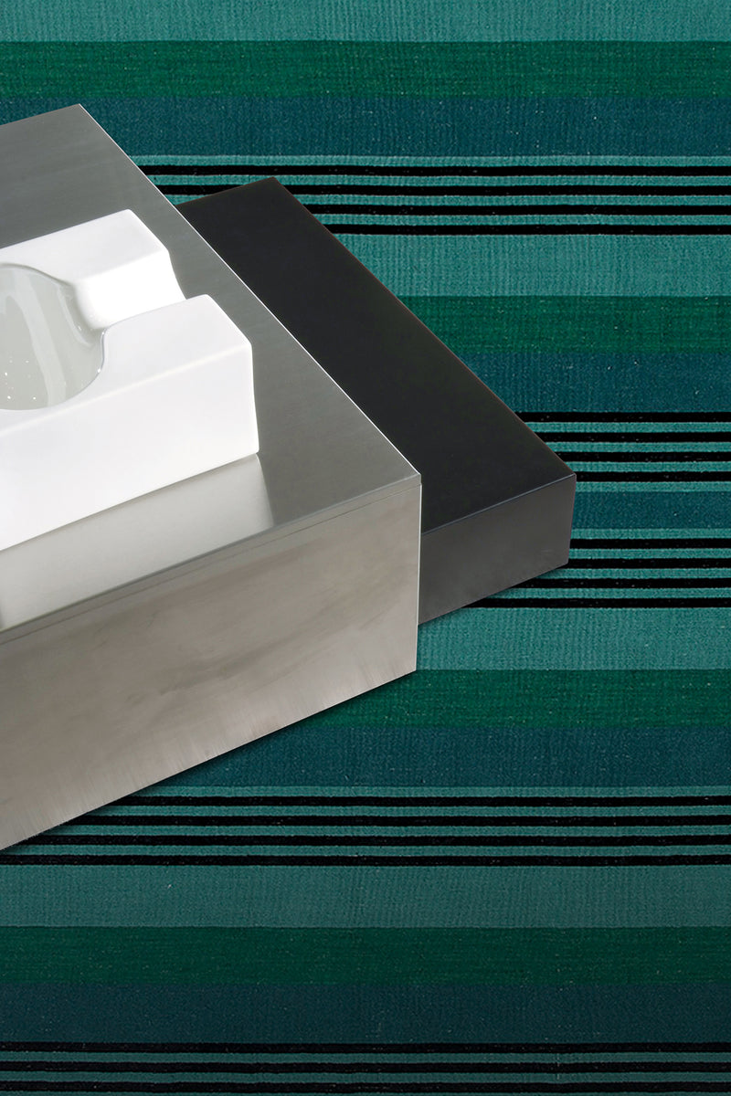 Tapis vert en polyester - Pompei Ocean - 2 - Toulemonde Bochart