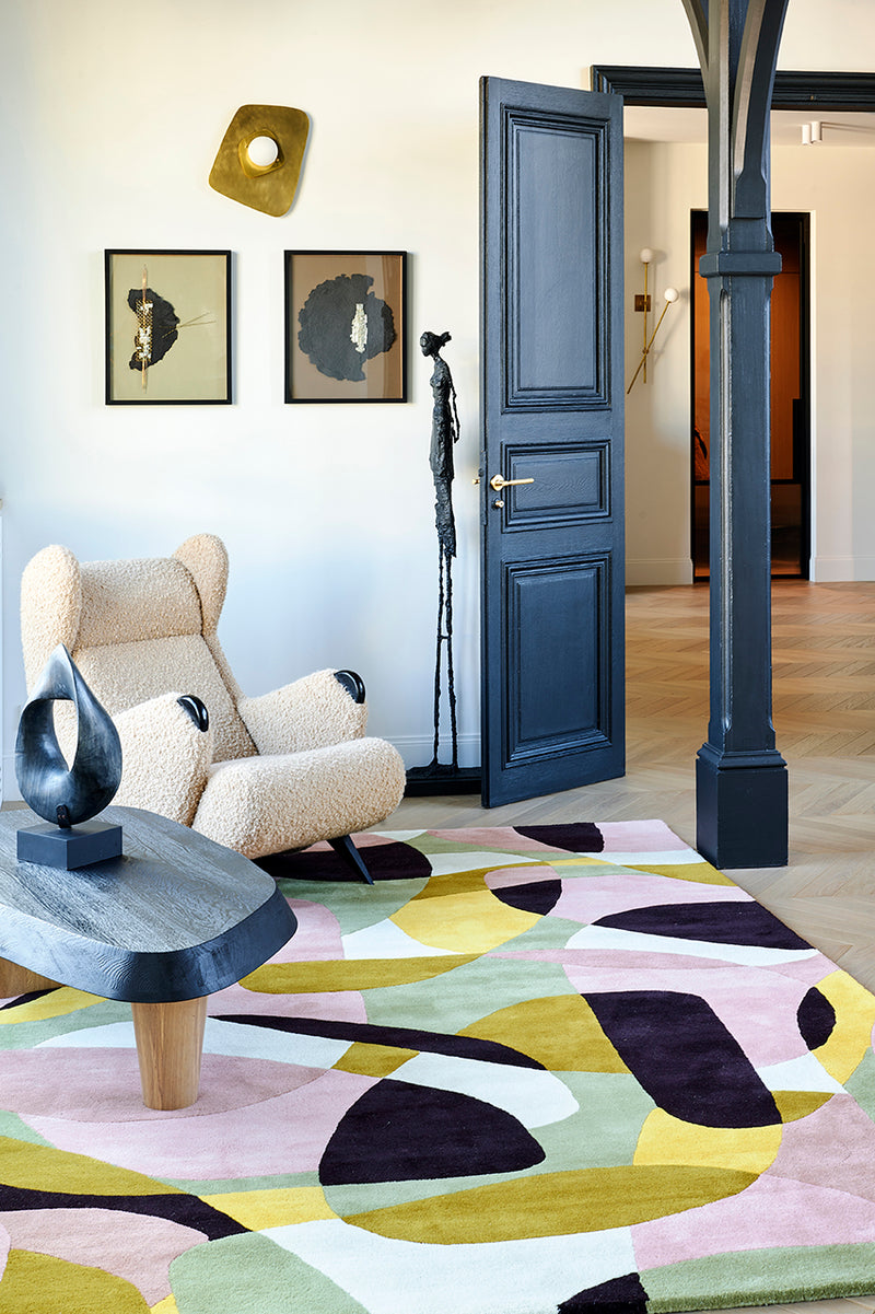 Tapis multicolore en laine - Portofino Printemps - 4 - Toulemonde Bochart