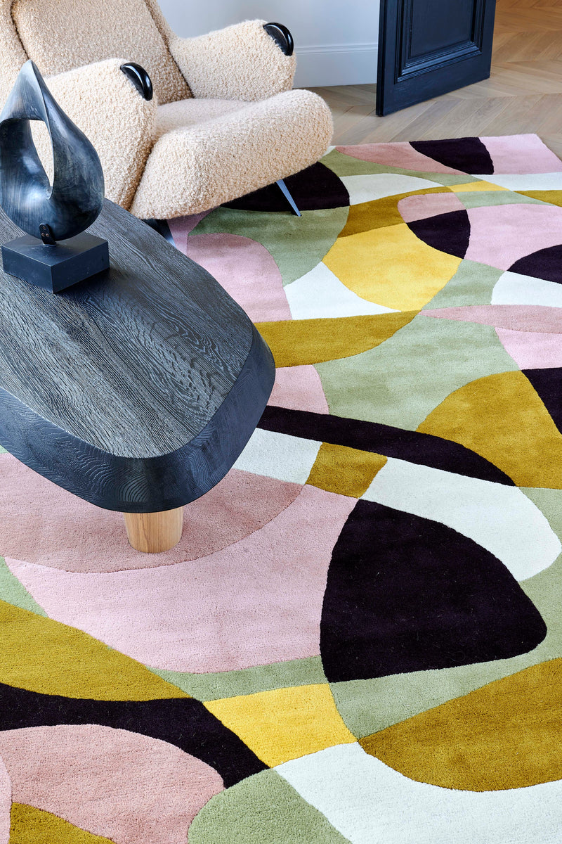 Tapis multicolore en laine - Portofino Printemps - 5 - Toulemonde Bochart