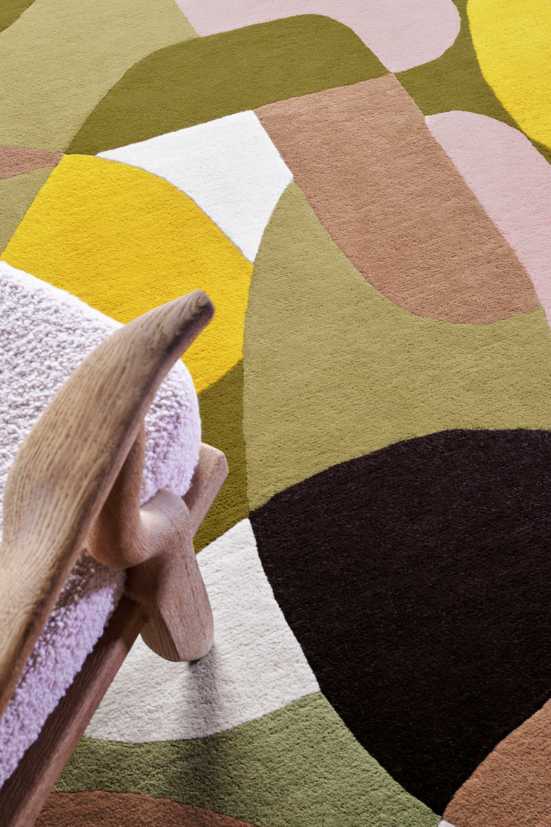 Tapis multicolore en laine - Portofino Printemps - 3 - Toulemonde Bochart