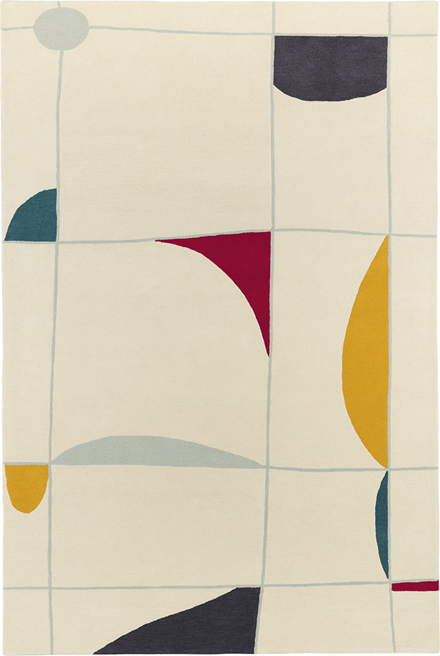 Tapis multicolore en laine - Stabile Multi - 1 - Toulemonde Bochart
