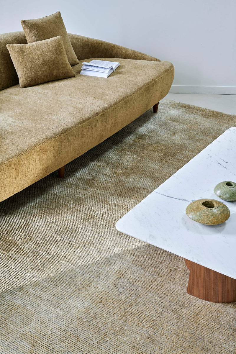 Tapis beige en laine et bambou - Stone Mastic - 2 - Toulemonde Bochart