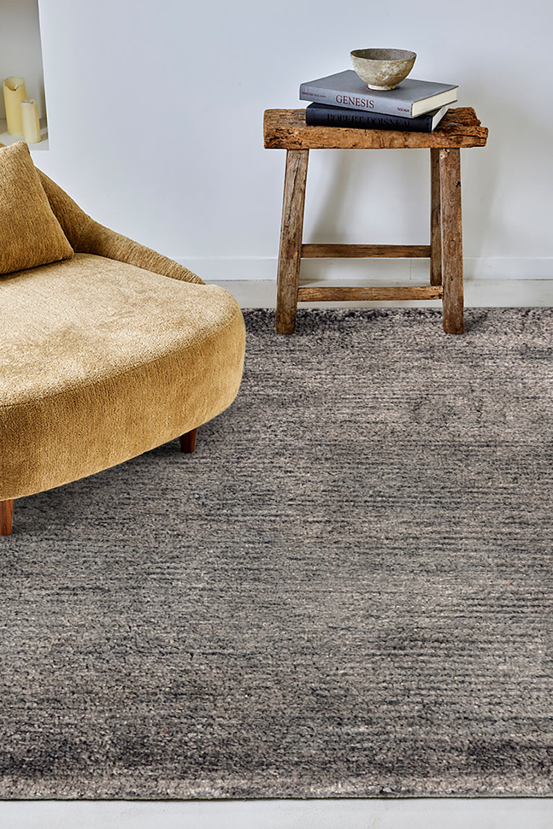 Tapis taupe en fibre de bambou - Velvet Taupe - 3 - Toulemonde Bochart