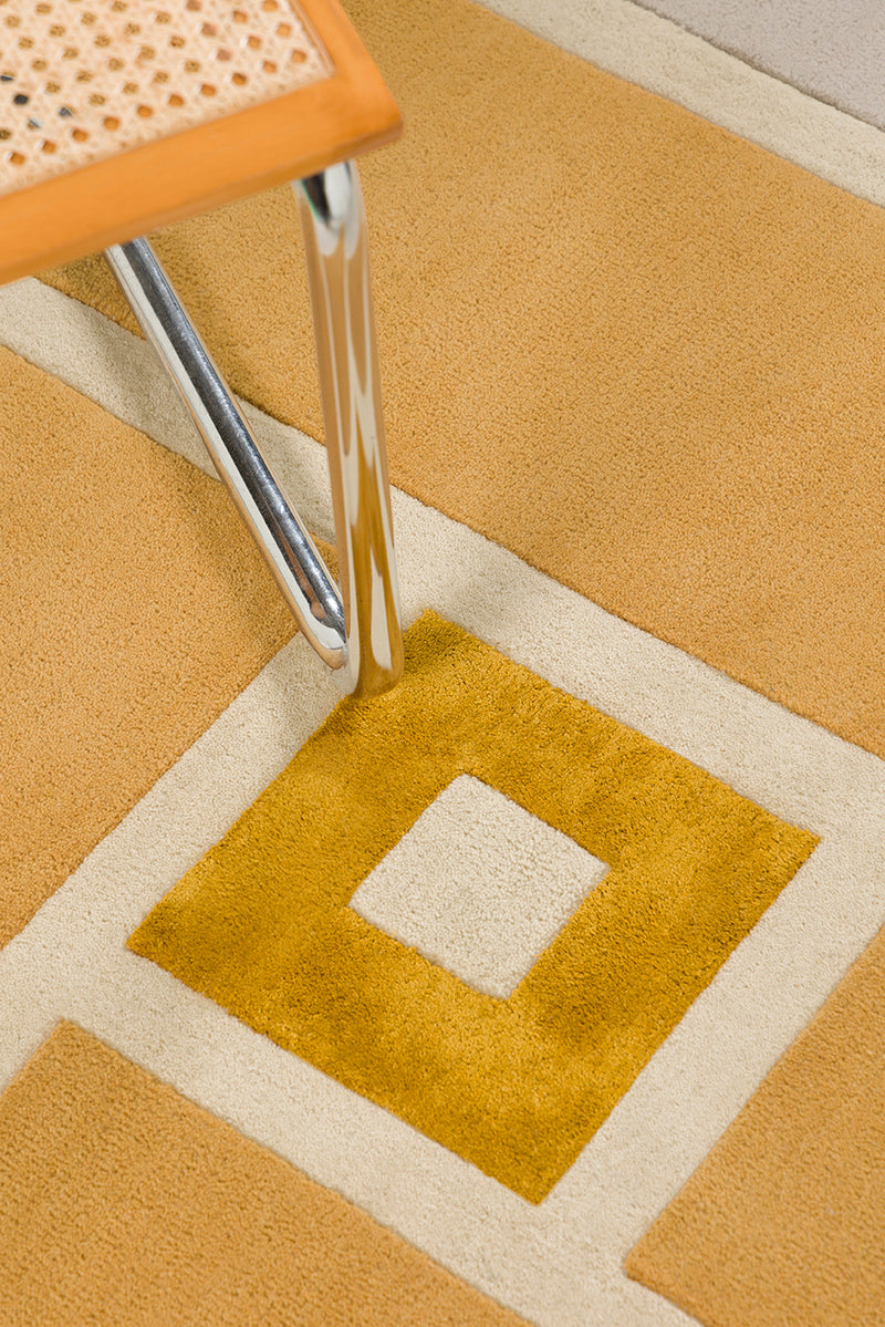 Tapis beige en laine et viscose - Vintage Beige - 3 - Toulemonde Bochart