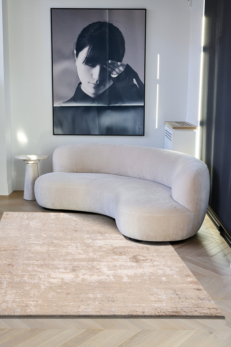 Tapis gris en laine et fibre de bambou - Wall Gris - 2 - Toulemonde Bochart
