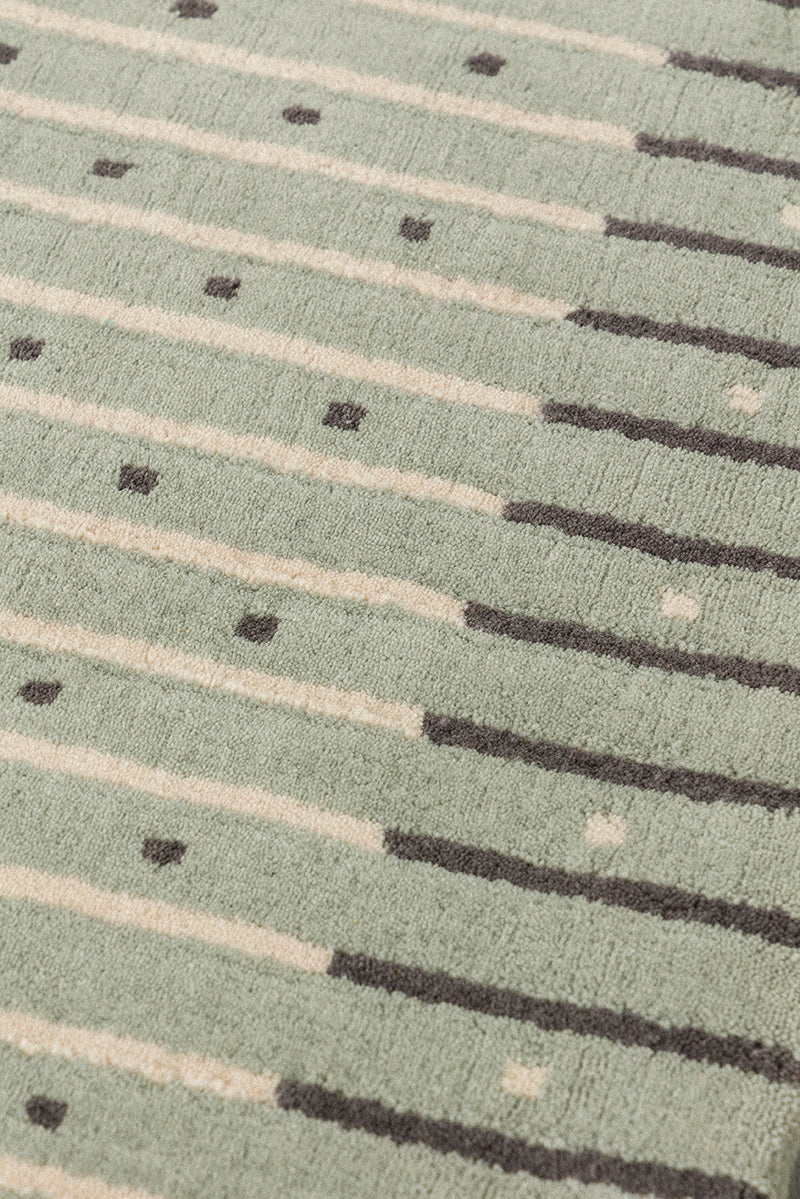 Tapis vert en laine - Exclamation Céladon - 5 - Toulemonde Bochart