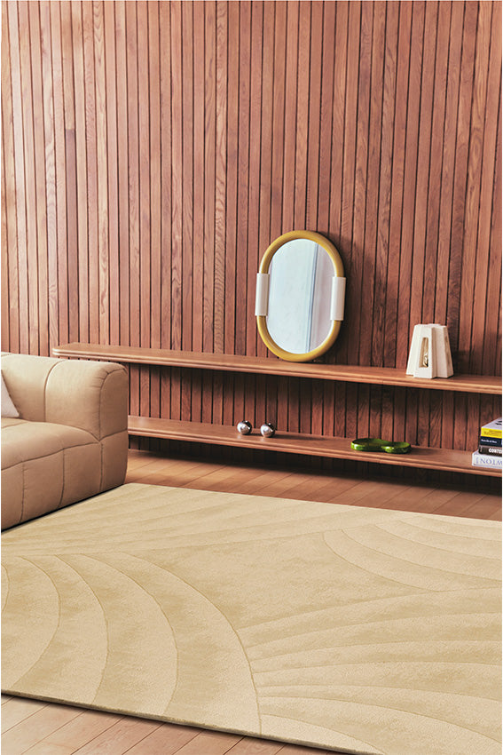 Tapis beige en laine - Volute Beige - 2 - Toulemonde Bochart