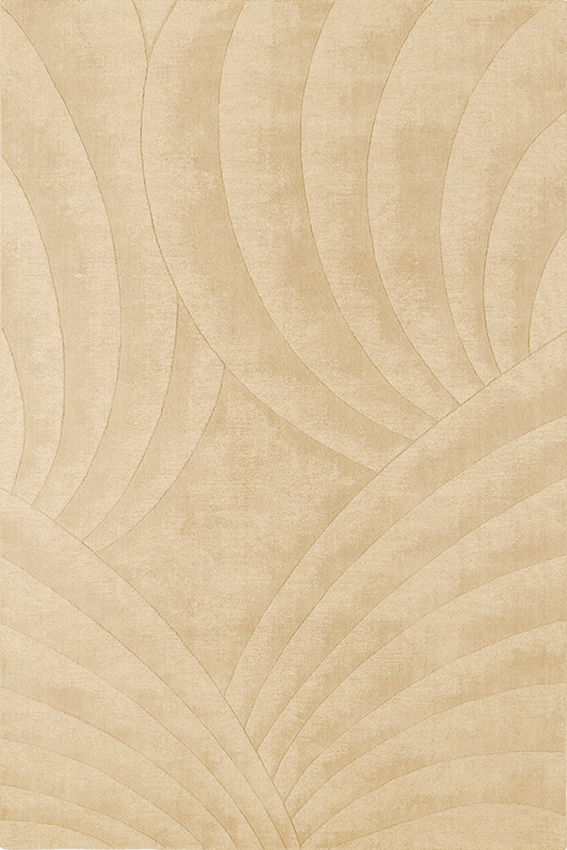Tapis beige en laine - Volute Beige - 1 - Toulemonde Bochart