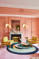 Tapis vert en laine et viscose - Alliances Forêt  - 2 - Toulemonde Bochart