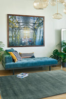 Tapis vert en fibre de bambou - Velvet Aqua  - 2 - Toulemonde Bochart