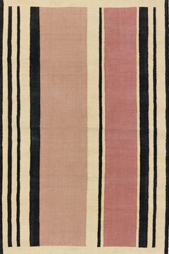 Tapis rose en PET recyclé - Cefalu Argile  - 1 - Toulemonde Bochart