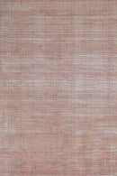 Tapis brique en laine et fibre de bambou - Dotty Rouille  - 1 - Toulemonde Bochart