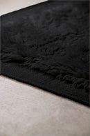 Tapis noir 100% laine - Fez Noir  - 3 - Toulemonde Bochart