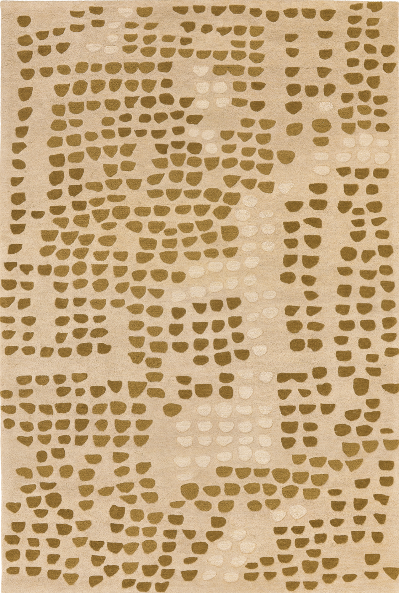 Tapis beige en laine - Galets Naturel  - 1 - Toulemonde Bochart