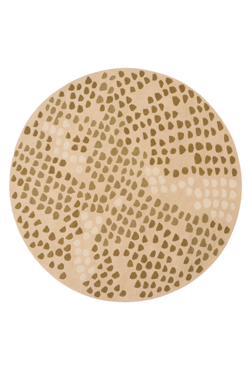 Tapis beige en laine - Galets Naturel  - 4 - Toulemonde Bochart