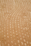 Tapis beige en laine tencel - Kantha Beige  - 5 - Toulemonde Bochart