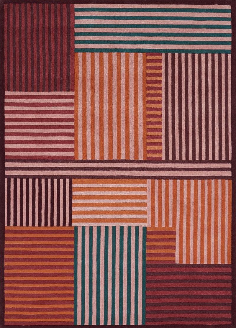 Tapis brique en laine - Mackintosh Brique  - 1 - Toulemonde Bochart