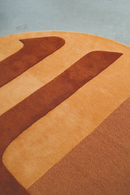 Tapis brun en laine - Nucleus Noisette - 3 - Toulemonde Bochart