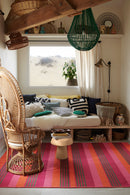 Tapis rose en polyester - Pompei Fuschia  - 2 - Toulemonde Bochart