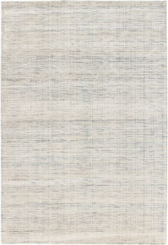 Tapis bleu en laine et fibre de bambou - Dotty Azur  - 1 - Toulemonde Bochart