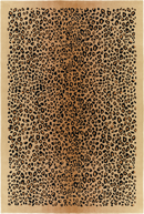 Tapis brun en laine - Leo Beige - 1 - Toulemonde Bochart