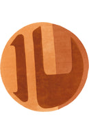 Tapis brun en laine - Nucleus Noisette - 1 - Toulemonde Bochart