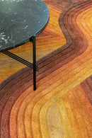 Tapis ocre en laine - Flow Ocre - 4 - Toulemonde Bochart
