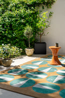 Tapis brun en PET recyclé - Gouache Outdoor Terre  - 1 - Toulemonde Bochart