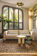 Tapis brun en laine - Leo Beige - 3 - Toulemonde Bochart