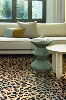 Tapis brun en laine - Leo Beige - 4 - Toulemonde Bochart